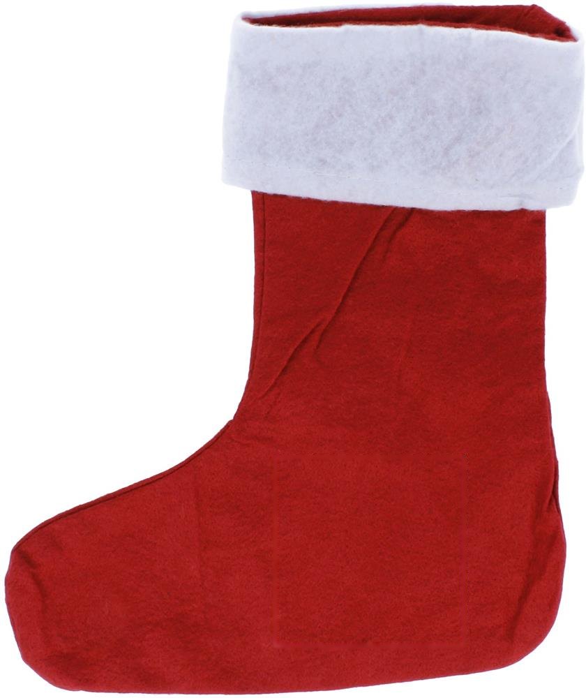 NOBO - Kerstsok — drukvlak voorzijde red deel