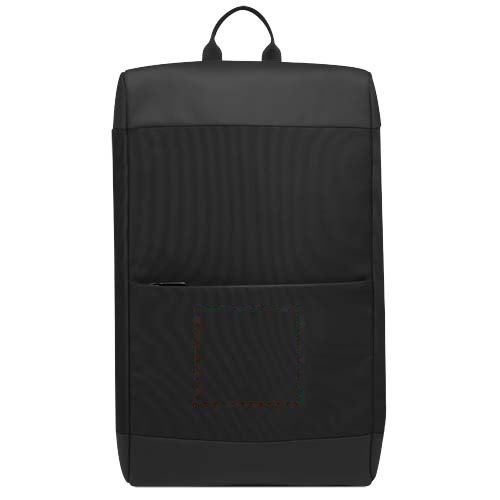 Rise GRS gerecyclede 15,6 inch laptoprugzak — drukvlak vak