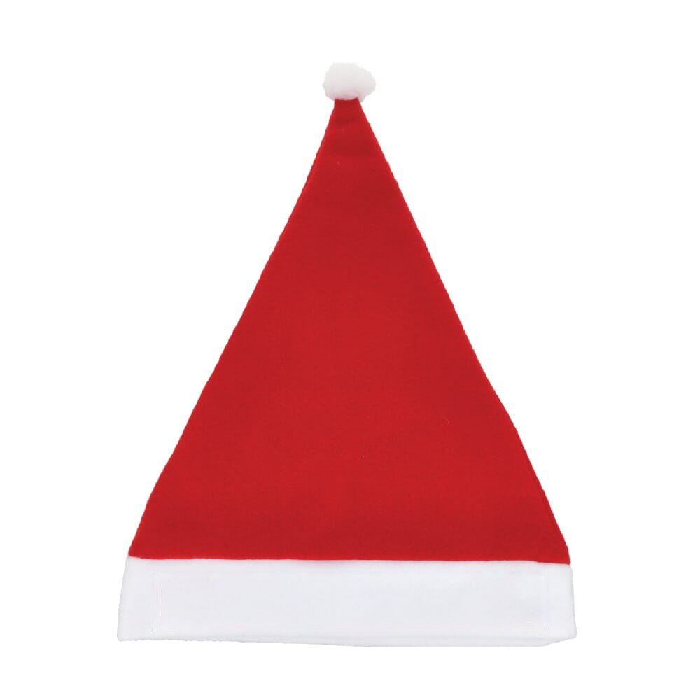 Flanellen kerstmuts — drukvlak zijde 2, onderaan