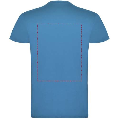 Beagle 155 g/m² herenshirt met korte mouwen — drukvlak impact hoog op de achterzijde