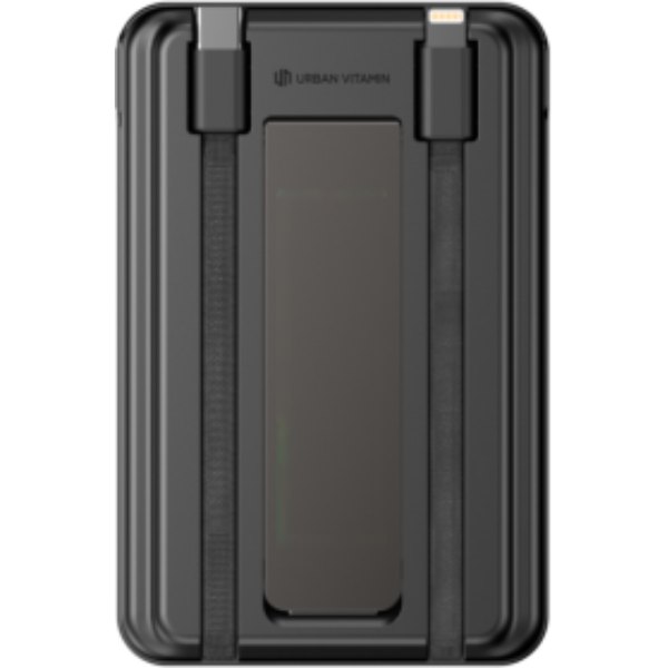Urban Vitamin Redwood 5-in-1 5.000mAh 20W PD magn. powerbank — drukvlak artikel achterzijde