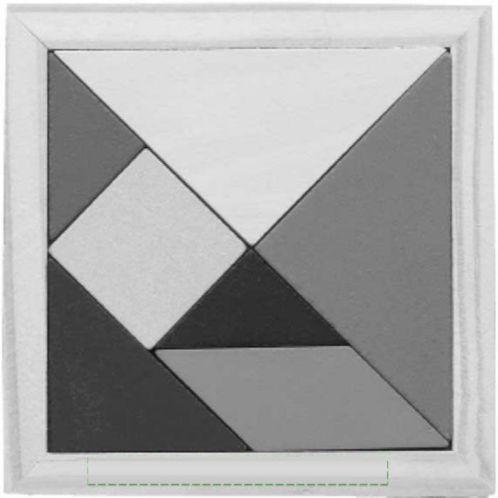 Intelligentiepuzzel Maximilian | Hout | 7 st — drukvlak voorzijde