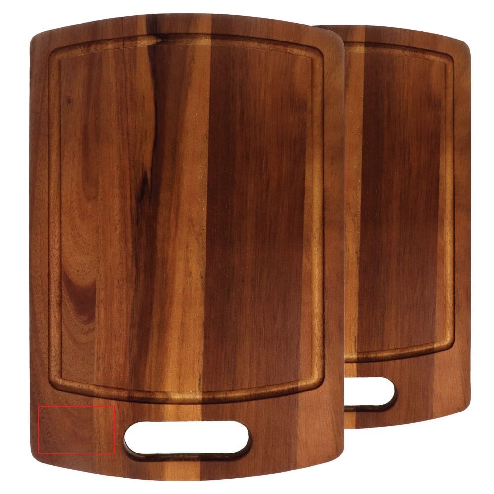 Orrefors Jernverk 2-pack Acacia houten snijplanken — drukvlak grote snijplank