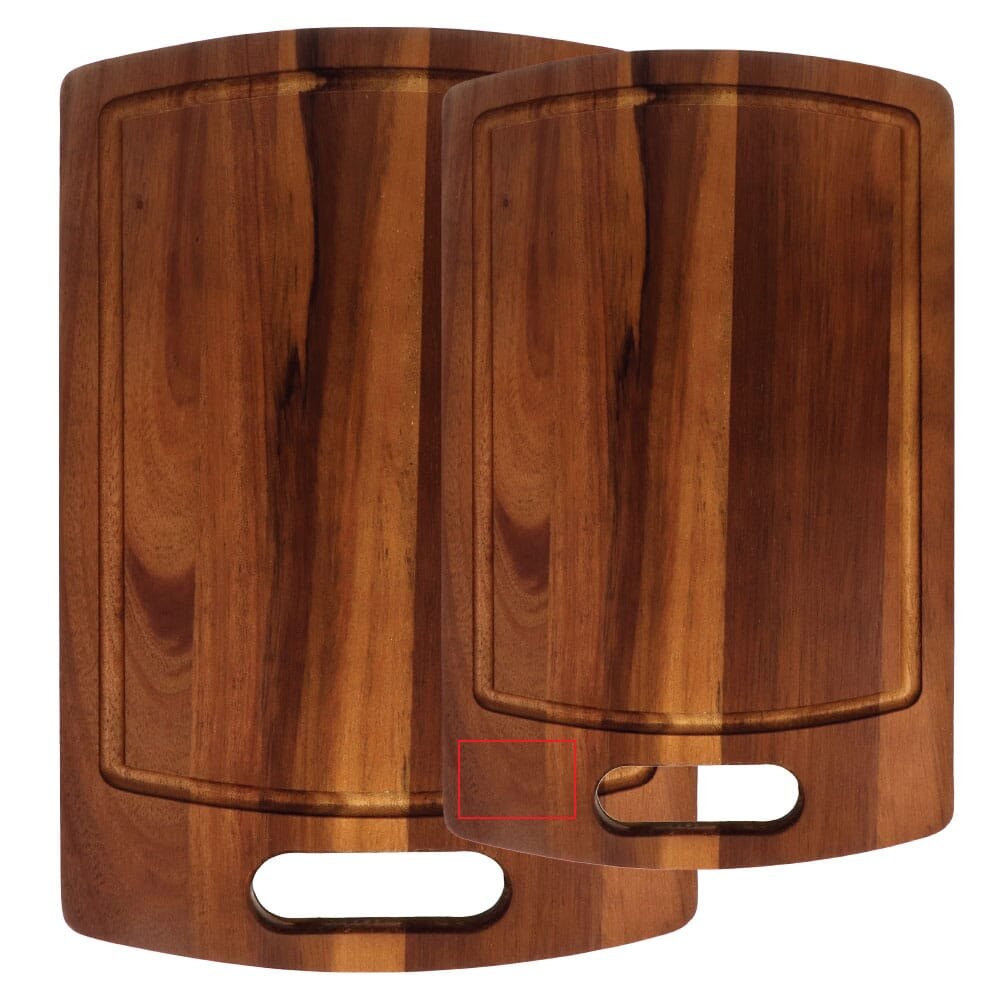 Orrefors Jernverk 2-pack Acacia houten snijplanken — drukvlak kleine snijplank