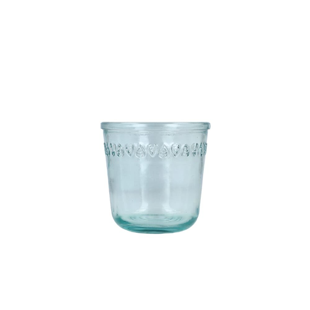 InSideOut Recycled Glass Drinking Set ReuuZ 1L — drukvlak op het glas