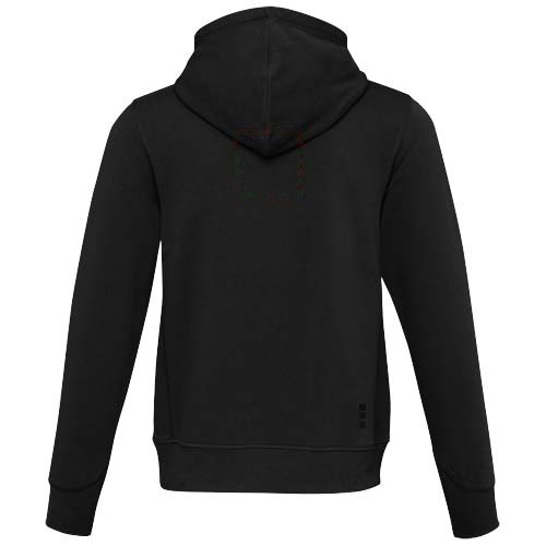 Arora 300 g/m² unisex hoodie — drukvlak impact hoog op de achterzijde