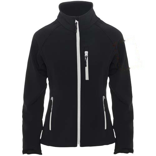 Antartida softshell damesjack — drukvlak linker bicep