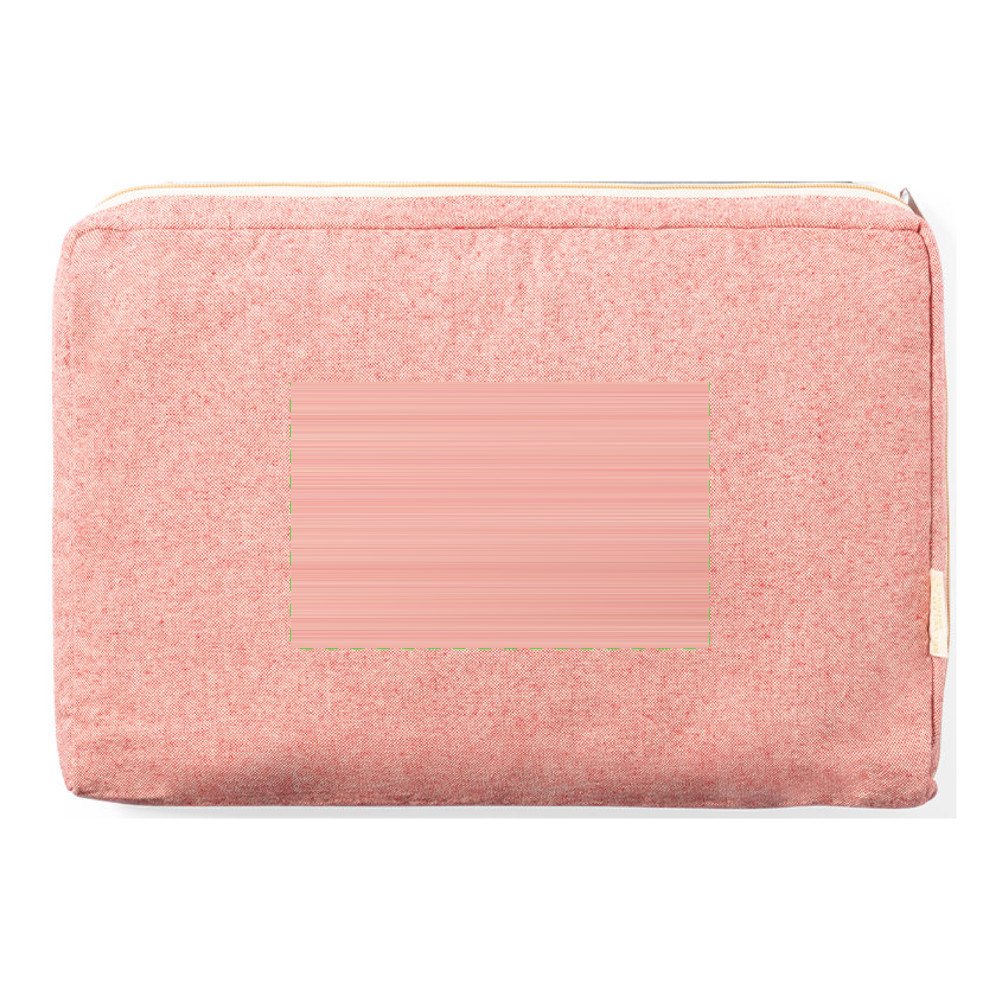 Laptoptasje Drift — drukvlak op de mok gecentreerd