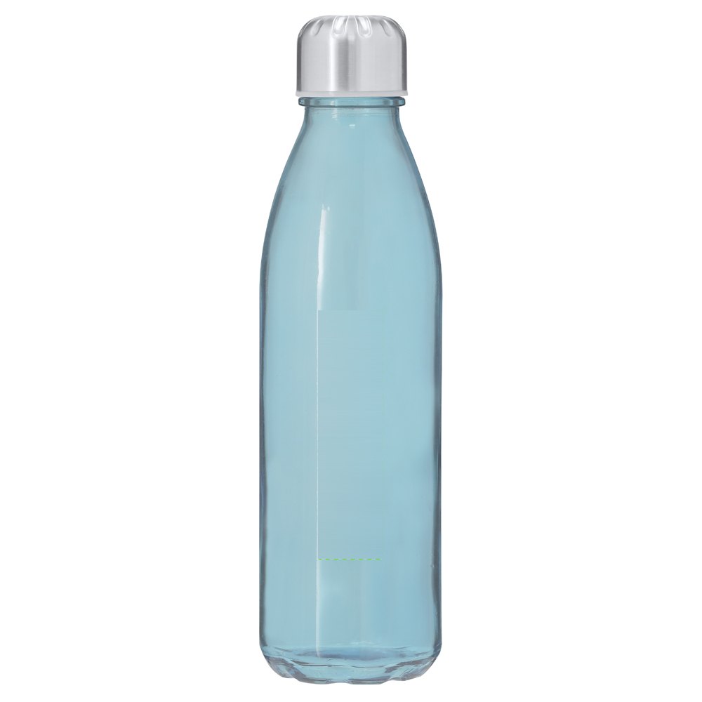 Fles Kamby — drukvlak verticaal op de fles