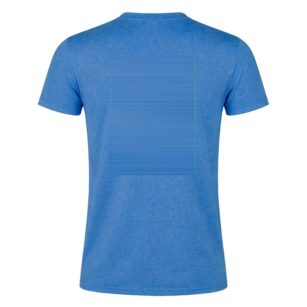 T-Shirt Volwassene Rits — drukvlak midden op rug