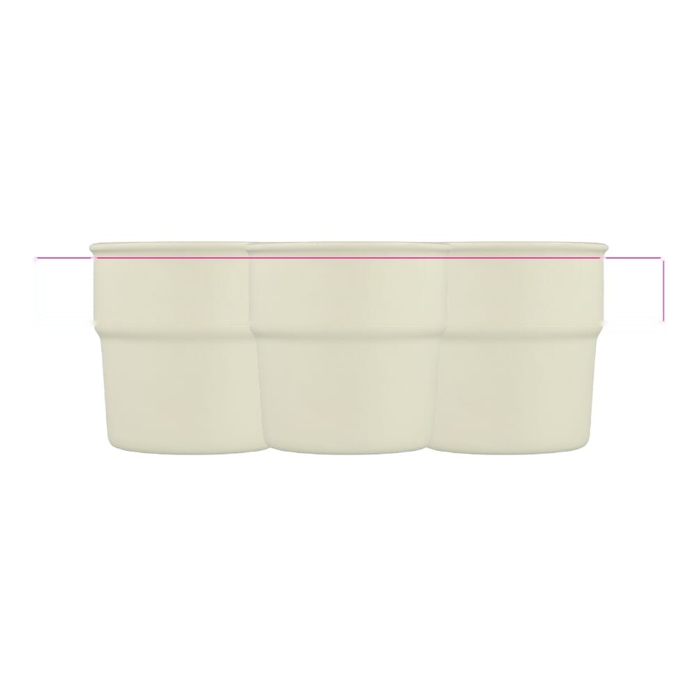 InSideOut Mokken set Fika 280ml — drukvlak beker 2 bovenaan
