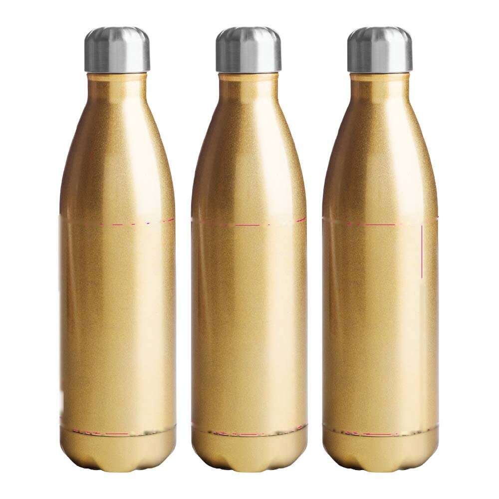 Sagaform Nils stalen fles groot 750ml — drukvlak rondom
