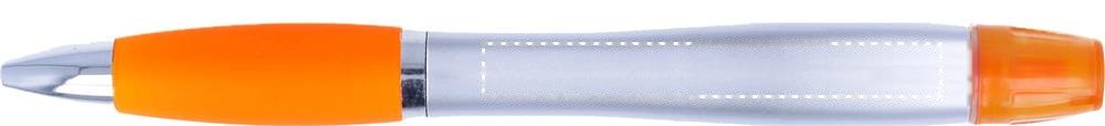 RIO DUO - 2-in-1 balpen — drukvlak opposite de clip
