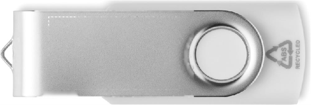 TECHMATE RABS - Gerecycled ABS USB 16G — drukvlak achterzijde