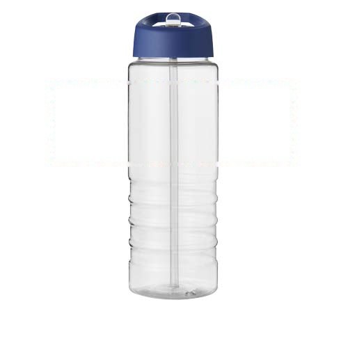 H2O Active® Treble 750 ml sportfles met tuitdeksel — drukvlak rondom