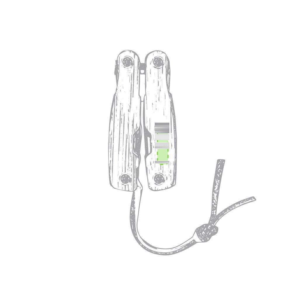 Multitool Folnax — drukvlak rechts handgreep