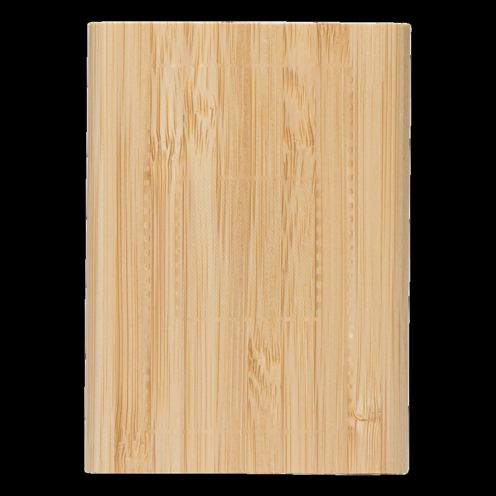 BAMBOO EVOLUTION - Powerbank — drukvlak gecentreerd op de voorkant