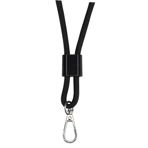 Vega verstelbaar smartphone lanyard van gerecycled materiaal — drukvlak voorzijde