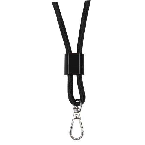 Vega verstelbaar smartphone lanyard van gerecycled materiaal — drukvlak achterzijde