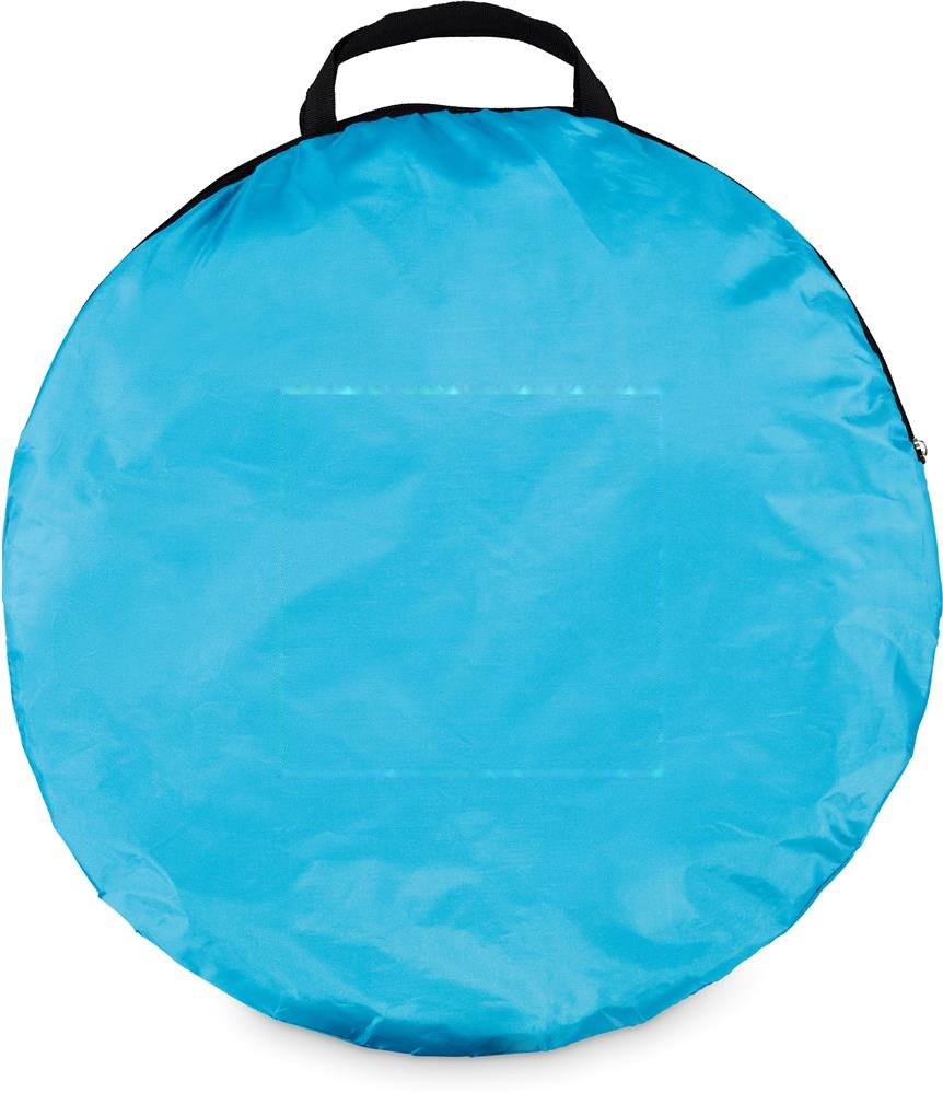 SHADE - 190T polyester strandtent — drukvlak midden op de voorkant