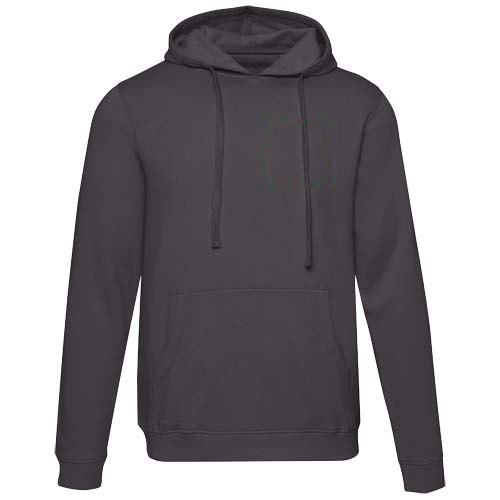 Jasper 280 g/m² uniseks hoodie — drukvlak linker borst