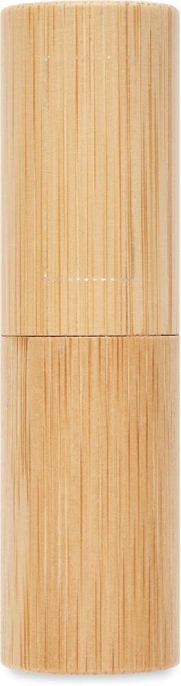 GLOSS LUX - Lippenbalsem in bamboe tube — drukvlak zijde 2 boven