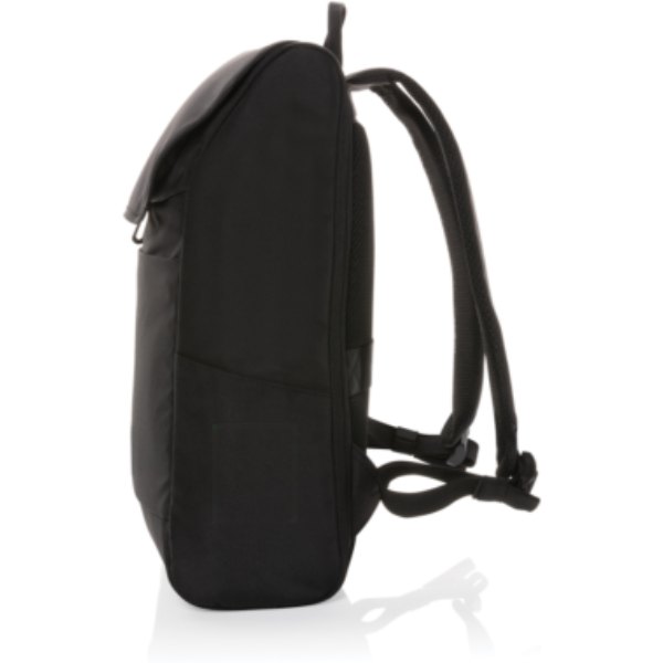 Swiss Peak Fern AWARE™ RPET allover zip 15" laptop rugzak — drukvlak artikel zijkant rechts