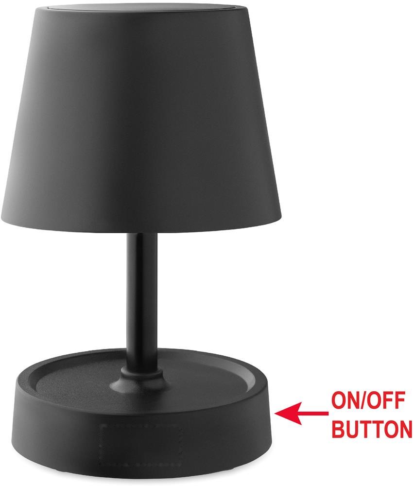 TAPLAMB - Oplaadbare USB tafellamp — drukvlak onderkant zijde 2