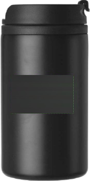 Dubbelwandige thermosbeker Gisela | 300 ml — drukvlak zijkant