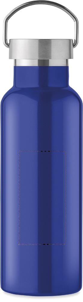 FLORENCE - Dubbelwandige fles 500 ml — drukvlak voorzijde