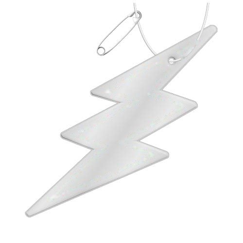 RFX™ H-10 reflecterende pvc hanger met flits — drukvlak voorkant (op reflecterende laag)