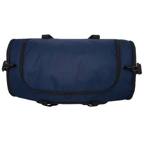 Retrend RPET duffel bag 40L — drukvlak klep