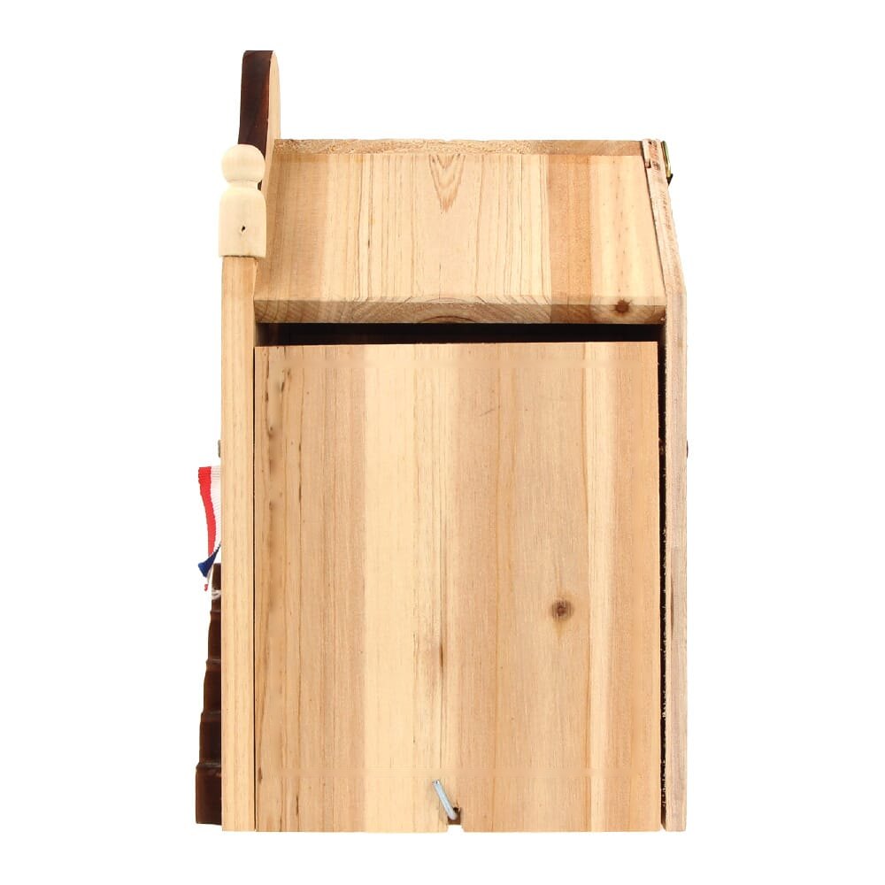 Houten Vogelhuisje — drukvlak linkerzijde