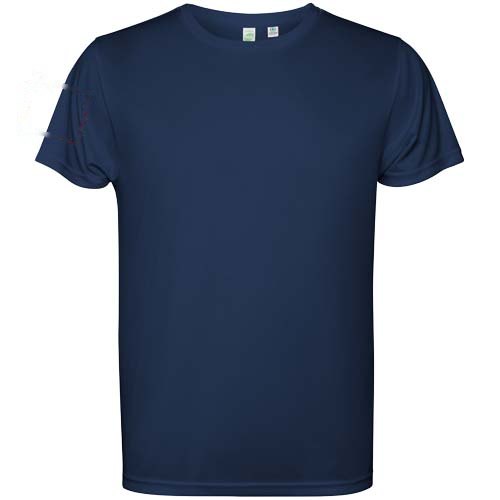 Estoril 125 g/m² herenshirt met korte mouwen — drukvlak rechter bicep