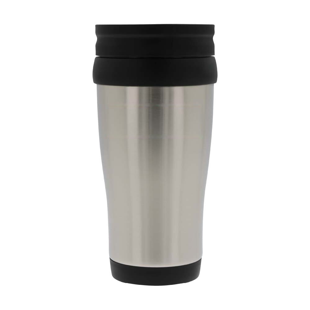 Koffiebeker metaal 350ml — drukvlak tegenover het handvat