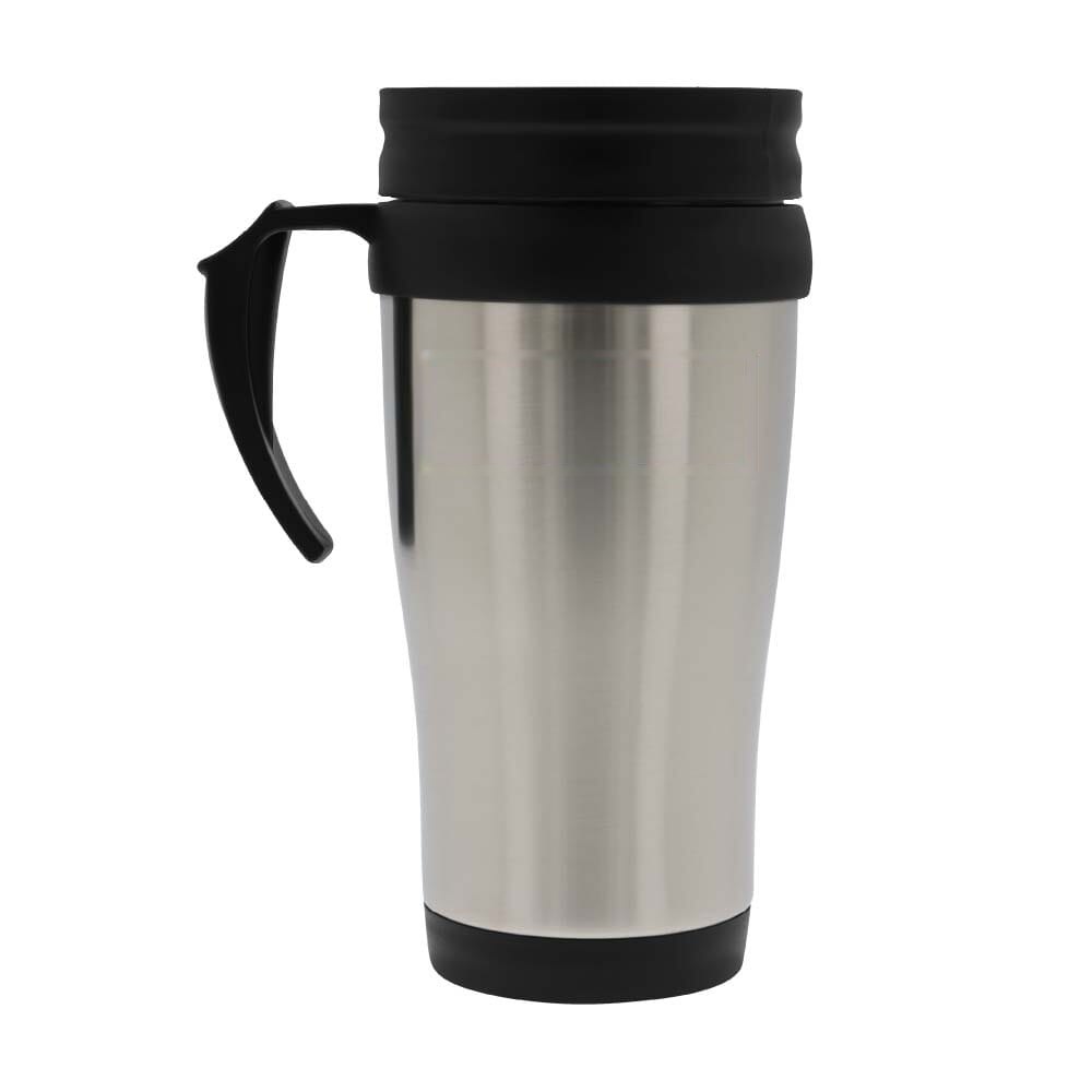 Koffiebeker metaal 350ml — drukvlak rechts van het handvat
