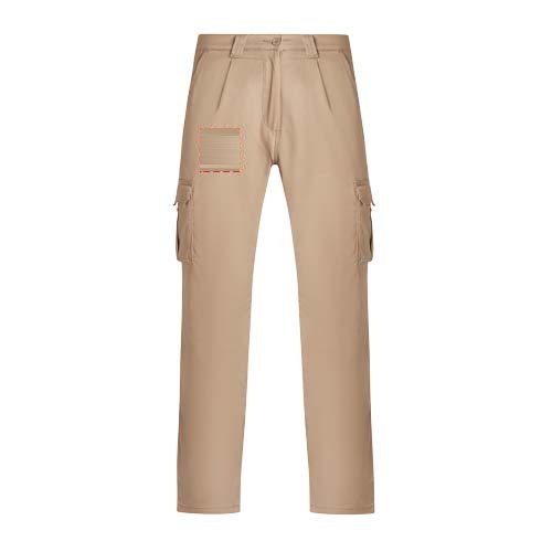 Daily Stretch 250 g/m2 elastaan werkbroek — drukvlak rechter pijp
