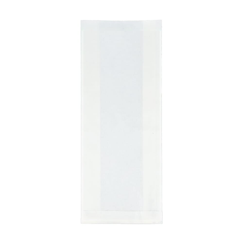 Papieren zak 50g/m² 15 x 7 x 36cm — drukvlak op de voorkant