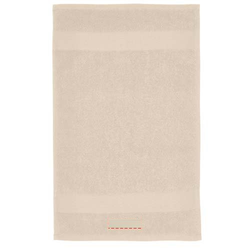 Sophia handdoek 30 x 50 cm van 450 g/m² katoen — drukvlak onderkant