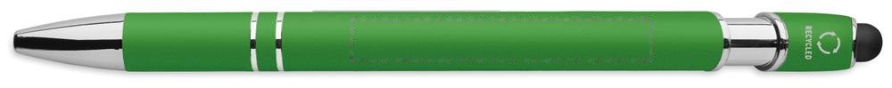 SIPARO - Gerecyclede aluminium balpen — drukvlak opposite de clip