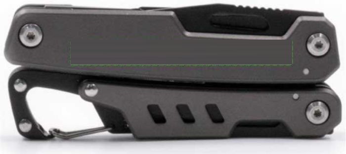 BrandCharger Ranger multitool — drukvlak achterzijde