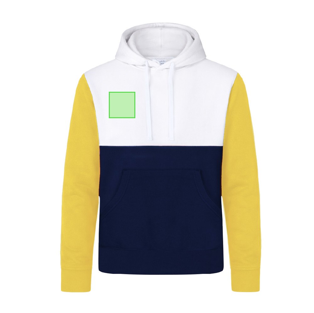 Volwassene Sweatshirt Skon — drukvlak rechterborst