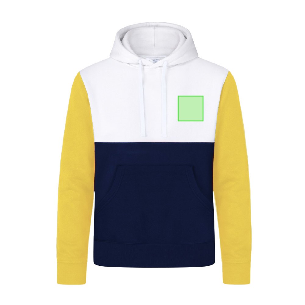 Volwassene Sweatshirt Skon — drukvlak linkerborst