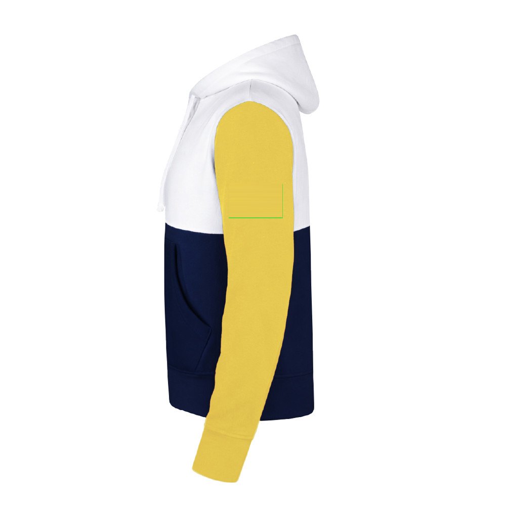 Volwassene Sweatshirt Skon — drukvlak linkermouw