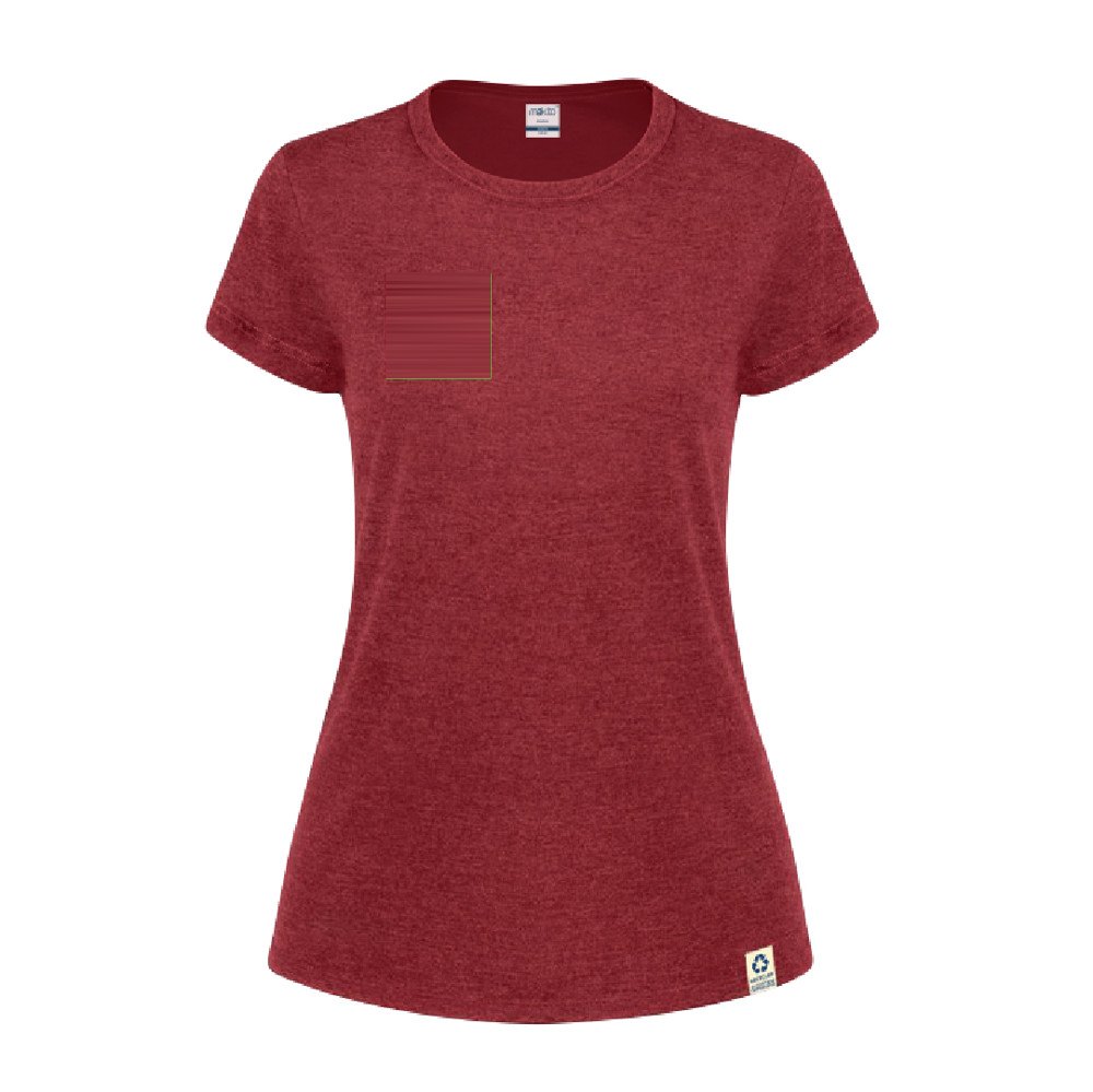 Dames T-Shirt Bandul — drukvlak rechterborst