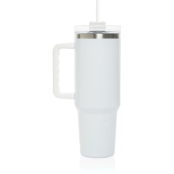 Peakflow RCS recycled staal beker 1200ML — drukvlak artikel achterzijde beneden