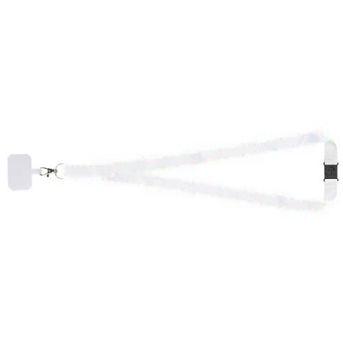Addie sublimatie lanyard met telefoonhouder en veiligheidssluiting — drukvlak rondom, rug