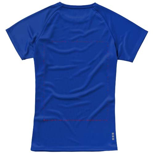 Niagara 145 g/m² cool fit dames t-shirt met korte mouwen — drukvlak impact hoog op de achterzijde
