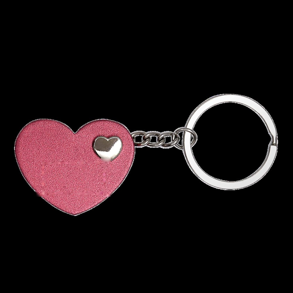 HEART-IN-HEART - Sleutelhanger — drukvlak gecentreerd op het hartje