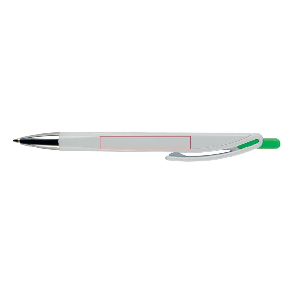 Balpen Riva hardcolour — drukvlak 270 graden van de clip